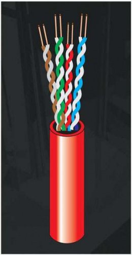 Кабель UTP-5Ecat. 24 AWG LSZH (кабель для видеонаблюдения)